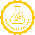 No Artificial
Colors or
Preservatives