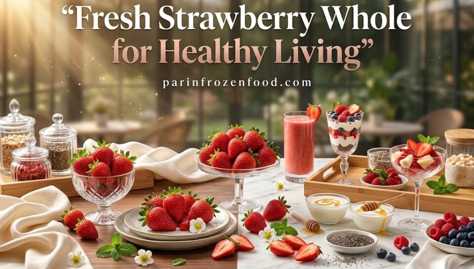 Fresh Strawberry Whole for Healthy Living