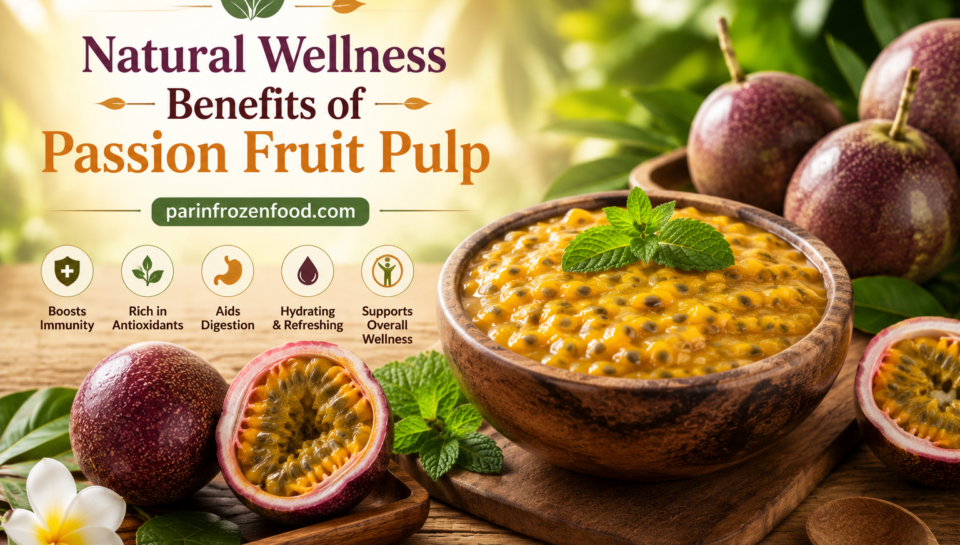 Natural Wellness Benefits of Passion Fruit Pulp