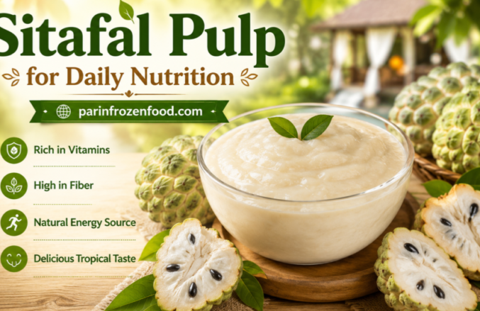 Sitafal Pulp for Daily Nutrition