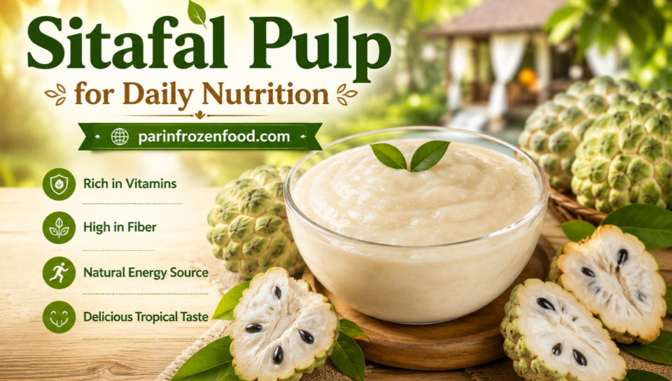 Sitafal Pulp for Daily Nutrition