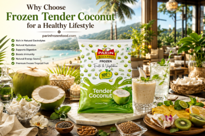 Frozen Tender Coconut Premium Frozen Tender Coconut by Parin Frozen Foods with natural freshness and tropical nutrition.